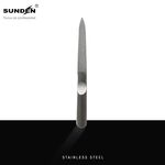 Double-Sided Stainless Steel Nail File, Professional Manicure Emery Board, Metal Sapphire Buffer, SUNDEN SD2530, , large