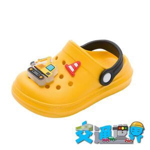 工程車電燈園丁鞋-黃18