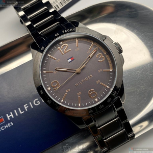 [星晴錶業]TommyHilfiger手錶,46mm,TH00039槍灰色錶面槍灰色錶殼槍灰色精鋼錶帶款
