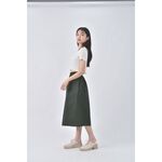(S) eyeful韓牌高腰質感寬綠色長褲二手衣, , large