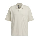 Adidas ST FL Loos Polo 男 POLO衫 短袖 上衣 運動 休閒 寬鬆 垂肩 奶茶 [IT3933], , large