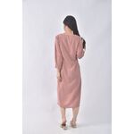 (S) air space lady質感V領粉色洋裝二手衣, , large