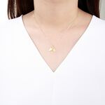 【Angel & Me】金幸運 鯨魚 鯨魚尾 s925 純銀 厚鍍 24k純金 項鍊, , large