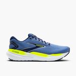 Brooks Glycerin 21 男 慢跑鞋 運動 路跑 甘油系列21代 緩震 藍 螢黃 [1104191D409], , large