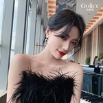 【Gulicc】古莉可 耳環 幾何鑲鑽耳飾, , large