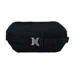 NIKE CHALLENGER腰包(大) 隨身包 休閒 慢跑 戶外運動 反光 雙層拉鍊 輕量 透氣 乾爽 舒適 藍綠 黑, , large