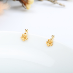 【Angel & Me】Plum flower 14KGF earrings Valentine Day Birthday gift, , large
