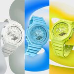 CASIO 卡西歐 G-SHOCK 單色美學 八角 雙顯手錶 GA-2100-2A2, , large