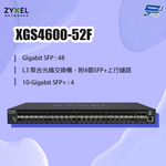 昌運監視器 ZYXEL 合勤 XGS4600-52F 48埠GbE L3匯聚交換器, , large