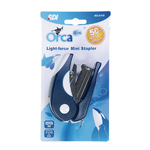 【SDI 手牌】Orca 迷你 省力型 訂書機 顏色隨機 /台 6116(適用於3號24/6或26/6訂書針), , large