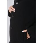 (XL) agnes b長版大衣黑色外套二手衣, , large