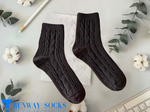 【伸展台】《RUNWAY SOCKS》日系 流行短襪 雙針筒1/2短襪 心型緹花 休閒運動 灰色 女款 1雙入, , large