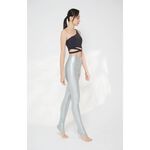 YOGA FLOW Skylar Bra - 單肩交叉鏤空短版上衣 - 淨黑 Black, , large