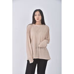(XL) g yy studio質感圓領黃色長袖上衣二手衣, , large