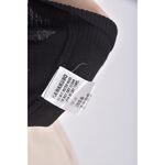 (S) kawakubo棉質V領黑色長袖上衣二手衣, , large