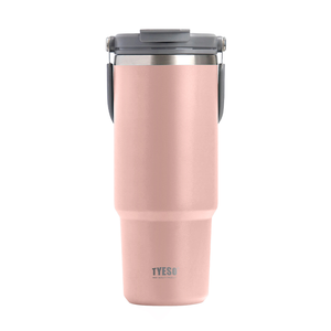 〔佳美能〕TYESO 304不鏽鋼 隨行杯 1200ml 保溫 保冰 保熱 雙層真空 時尚便攜 汽車杯座設計