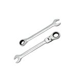 棘輪梅開板手(搖頭式/固定式) 全規格 高扭力, , large