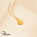 【Prisme Gold】黃金項鍊 幸運草 鍊墜項鍊 (金重：約0.08錢±0.03), , large