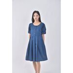 (S) lala氣質藍色洋裝二手衣, , large