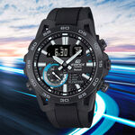 CASIO 卡西歐 EDIFICE 方程式賽車 碳纖維藍芽手錶 ECB-40PB-1A, , large