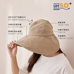 【現貨】MIT台灣製 DR.WOW 帽頂半空機能遮陽帽  DR6183, , large