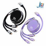 鉅玉經典｜伸縮三合一充電線 EDS-J932, , large