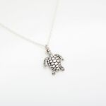 【Angel & Me】Sea Turtle s925 sterling silver necklace Christmas Birthday gift, , large