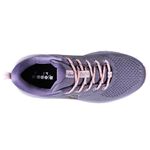 DIADORA迪亞多那 輕量避震慢跑鞋 女運動鞋 女鞋 透氣 針織 高彈鞋墊 緩震 回彈 吸震 厚底 耐磨 防滑 黑 紫, , large