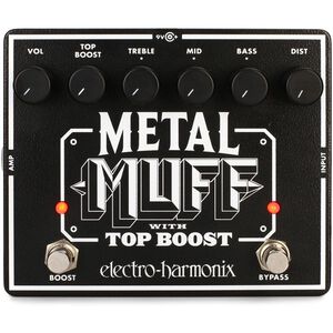 Electro Harmonix Metal Muff with Top Boost 破音效果器【敦煌樂器】
