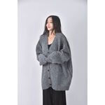 (4XL（含）以上) i my me排扣灰色外套二手衣, , large