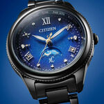 CITIZEN 星辰 XC 夜川月 限量 超級鈦 日月顯示 光動能電波女錶 EE1007-75L, , large