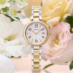 SEIKO 精工 LUKIA 花卉系列鈦金屬太陽能電波鑽石女錶 SSQW086J/1B32-0BK0K, , large