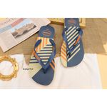 [巴拉娜巴西人字拖專賣店]中壢實體店面 Havaianas 哈瓦仕 夾腳拖/人字拖 TREND 沙灘 海灘 海邊男款 灰色/藍色 2022新款, , large