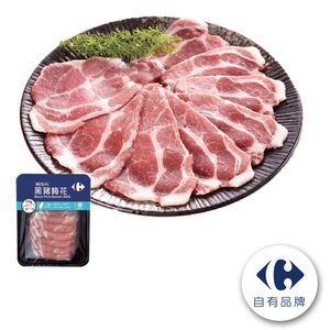【台灣豬】家樂福冷凍黑豬梅花烤肉片(每盒約250克)