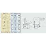 WIN 五金 LBS-1200 WIN手搖式捲揚機附煞車 手動捲揚機 手搖捲揚機 鋼索手動絞盤 手拉吊車 手搖吊車, , large
