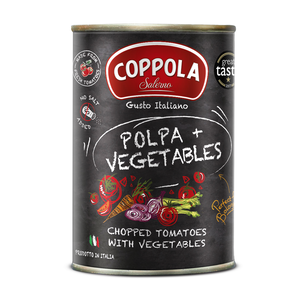 Coppola綜合蔬菜切丁番茄基底醬(無鹽)