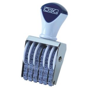 COX三燕	4號字八連號碼印/數字章