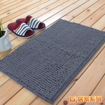 Microfiber short-hair water-absorbing anti-slip floor mat 40x60 cm, , large