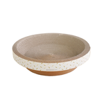 【paipaipets】Cardboard cat scratcher bowl, , large
