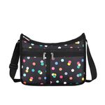 Lesportsac Deluxe Everyday Bag 都會時尚斜背包/ 圓點漂浮氣球 黑色, , large