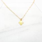 【Angel & Me】好運 法蒂瑪之手 s925 純銀 厚鍍 24k 純金 項鍊, , large