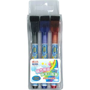 Success成功 1302G 附擦系自白板筆(3入)