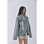 (S) jeans丹寧牛仔質感藍色外套二手衣, , large