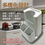金德恩 GS MALL 台灣製造 一入 廚房瀝水收納架 筷子架 湯匙架 砧板架 瀝水架 廚房收納架 廚房置物架 菜刀架, , large