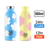 [義大利 24Bottles] 不鏽鋼雙層保溫瓶 500ml / 雲夢系列, , large