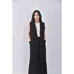 (M) yu pai無袖黑色外套二手衣, , large