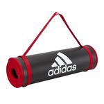 [秉宸] ADIDAS 專業加厚訓練運動墊 瑜珈墊 加厚瑜珈墊 運動瑜珈 專業瑜珈 ADMT-12235, 黑紅框, large