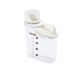 SHCJ 手提密封透明儲物罐 2kg 五穀雜糧儲米必備 三色隨機 雜糧罐 米罐 藥材罐 寵物糧罐, , large