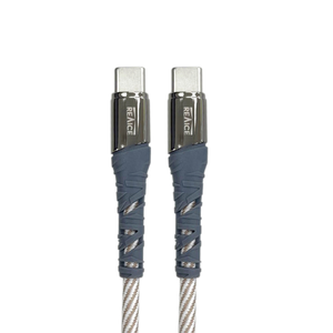 【台陞科技】REAICE Type-C to Type-C 1.2M 耐磨編織充電線 60W快充/傳輸線 RC-CCG2408-AI 柊雪