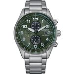 CITIZEN 星辰 軍風飛行錶 光動能三眼計時手錶 CA0770-72X, , large